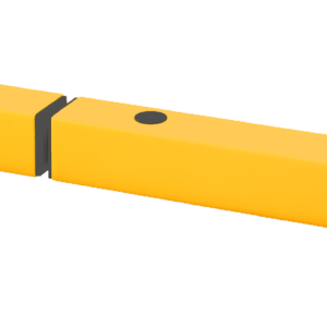 Floor Rail Barrier Safety Yellow & Grey