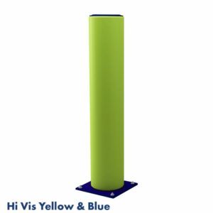 Brandsafe Protection Bollard   Bollards And Post Protection   Hi Vis Yellow And Blue
