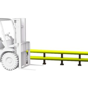 Pedestrian safety barriers and guardrails Double Bumper Safety Barrier Forklift"