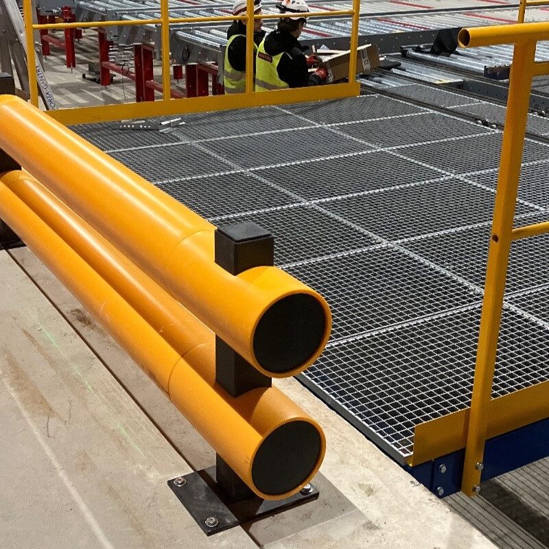 Brandsafe Double Bumper Polymer Barriers